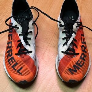 Merrell Men's Orange and White Athletic Shoes